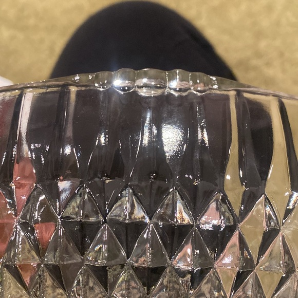 very nice oval indiana glass footed server so perfect!! - Picture 4 of 5